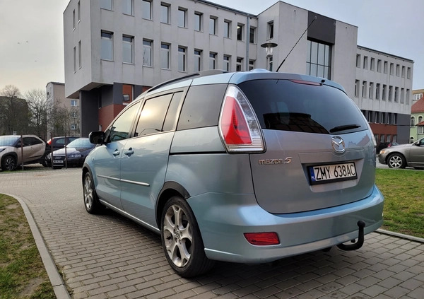 Mazda 5 cena 13799 przebieg: 300000, rok produkcji 2007 z Myślibórz małe 211